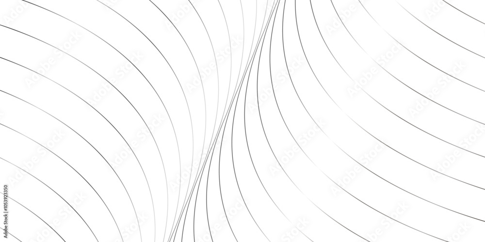 Poster curve wave seamless pattern line texture. abstract white and gray vector wave elegant striped diagon