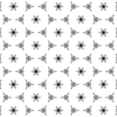 black and white seamless pattern
