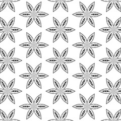 black and white seamless pattern