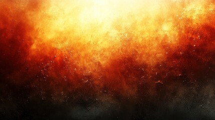 Fototapeta premium Abstract Grunge Texture with Fiery Orange and Yellow Hues