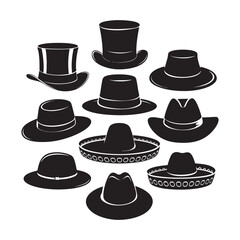 Vector Hat Illustrations 03