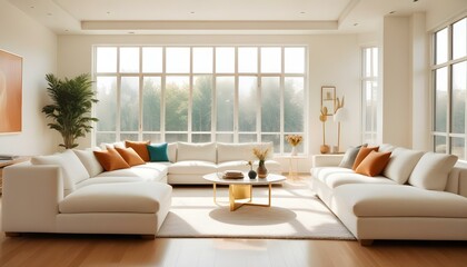 Fototapeta premium Photo interior modern design room 3d illustration