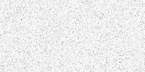 Terrazzo flooring consists of chips of marble texture. quartz surface white, black for bathroom or kitchen countertop. white paper texture background. rock stone marble backdrop textured illustration.