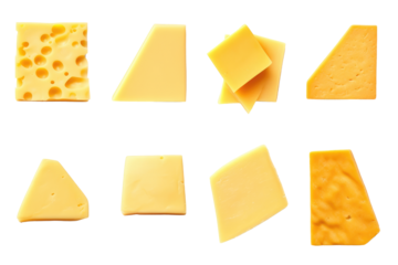  processed cheese on transparent background