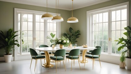 Fototapeta premium Photo interior modern design room 3d illustration