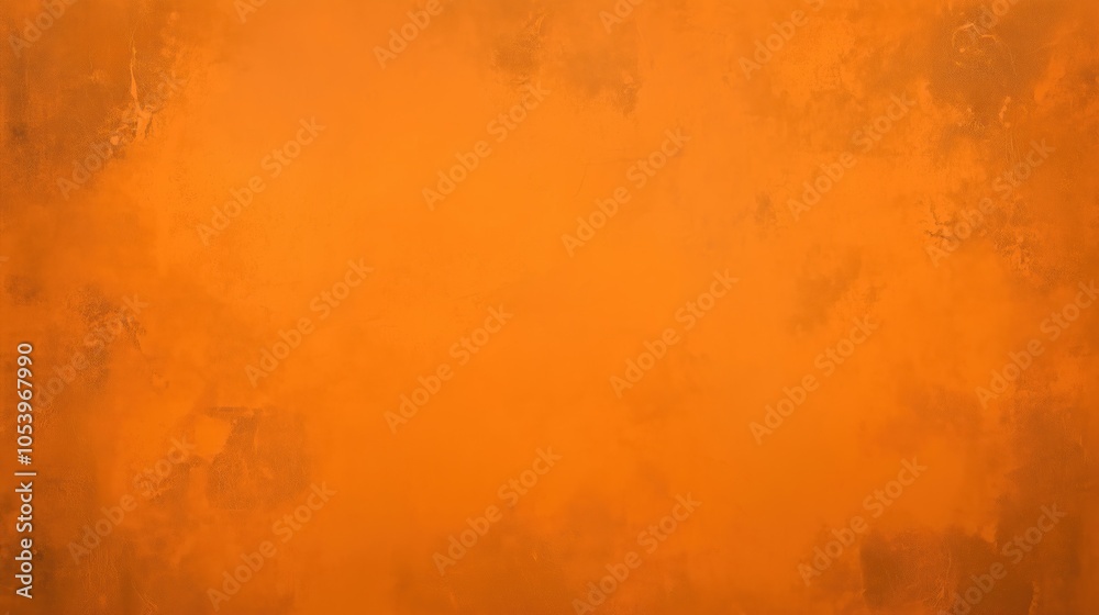 Aufkleber A vibrant orange background featuring a solid color with a subtle grunge texture, creating an abstract design element. The design is centrally placed on the canvas, leaving large spaces on both sides 