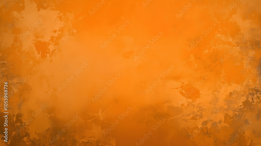 Aufkleber A vibrant orange background featuring a solid color with a subtle grunge texture, creating an abstract design element. The design is centrally placed on the canvas, leaving large spaces on both sides 