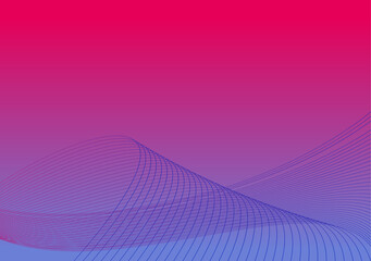 Abstract vector illustration. Abstract colorful waves on bright background. Vector illustration Prints, decoration, web, graphic design.	