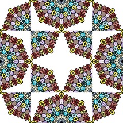 Intricate textile design 