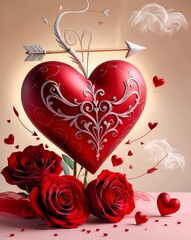 February 14 Valentine's Day Illustration Design, Valentine's Day Special Design