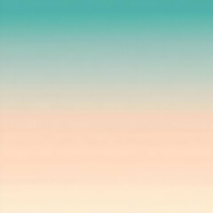 A soft, blurred gradient background with a teal top fading to peach and then white.