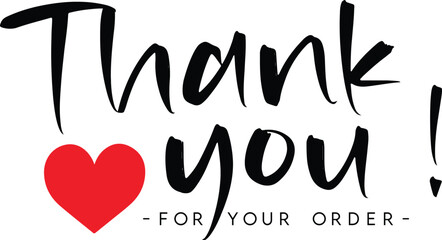 Thank You for Your Order. Elegant Thank You for Your Order Design with Stylish Graphics. Sophisticated Thank You for Your Purchase Image with Modern Elements. Chic Thank You for Your Order Graphic