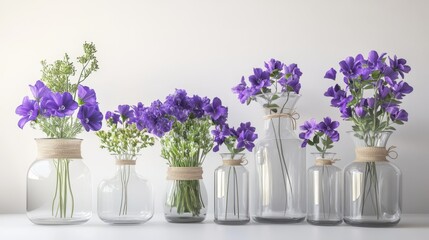 Fototapeta premium The Elegant Flower Vase Arrangement