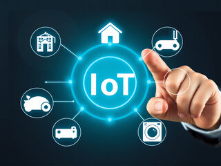 Naklejka premium Exploring the connectivity and convenience of Internet of Things IoT devices in modern homes
