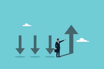 Obraz premium Charting New Territory, Business Transformation through Visionary Leadership