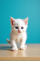 Obraz premium cute little kitten 