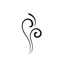 Obraz premium Doodle fire steam.