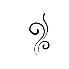 Obraz premium Doodle fire steam.
