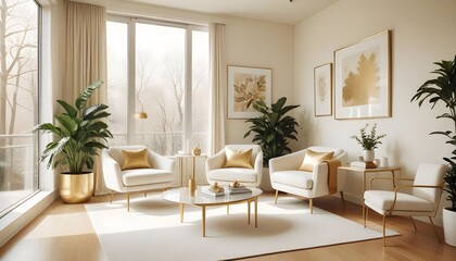 Photo interior modern design room
