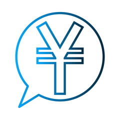 Obraz premium Yen icon template