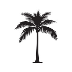 Obraz premium Coconut Palm Tree Vector