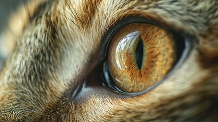 Close-Up of Curious Rat's Eye with Intriguing Details