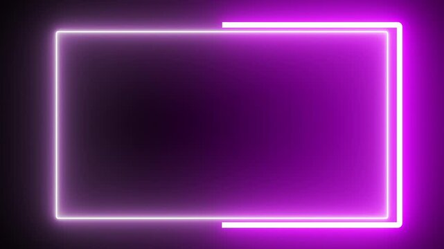 Futuristic pattern with blight neon light animation. Glowing Led Light Geometric Modern Texture. Seamless loop 4k Neon Radial Concentric full Animation Design. Triangle shape mosaic cyber surfac