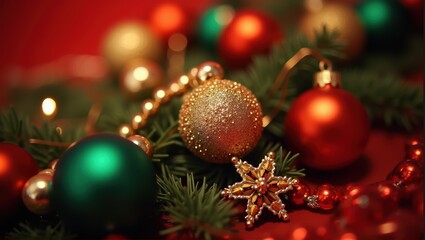 Obraz premium Misty winter landscape with snow-covered fir trees and soft sunrise light, evoking tranquility. Generative, AI.