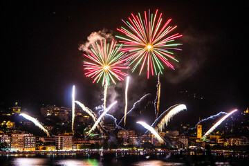 montagne autunno temporale neve lago fiume tramonti