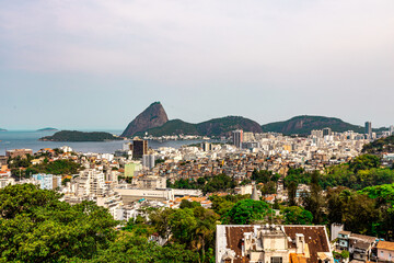 Rio de Janeiro View from Parque das Ruínas in Santa Tereza - Brazil