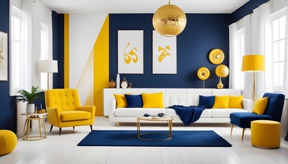 Photo interior modern design room 