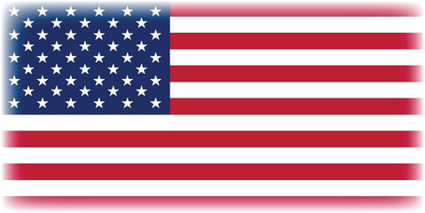 Obraz premium American Flag. Vector image of American Flag. American Flag background.