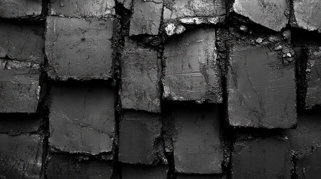 coal chunks with a rugged texture and dark tones, symbolizing strength, resilience, and industrial power. Ideal for concepts of energy, transformation, or elemental force