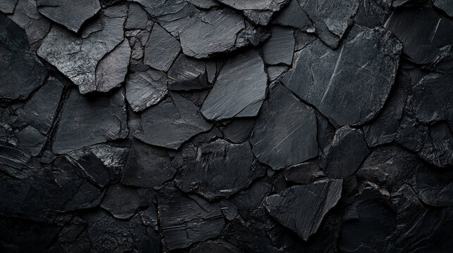 coal chunks with a rugged texture and dark tones, symbolizing strength, resilience, and industrial power. Ideal for concepts of energy, transformation, or elemental force