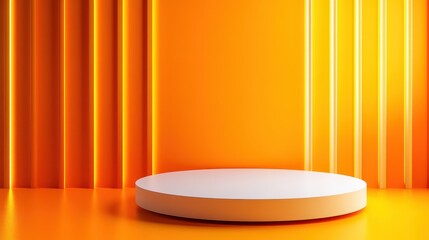 Clean Elevated Presentation Platform Background