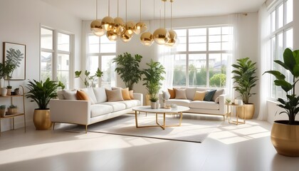 Fototapeta premium Photo interior modern design room 3d design