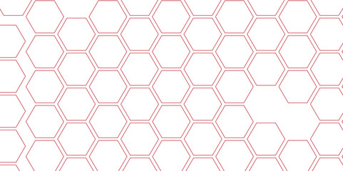 Vector geometric seamless texture symbol. Hexagon, bees hive cells pattern. Bee honey shapes. Abstract pattern with hexagonal white and gray technology line paper background.   Stylish grid texture. 