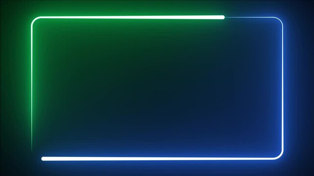 Futuristic pattern with blight neon light animation. Glowing Led Light Geometric Modern Texture. Seamless loop 4k Neon Radial Concentric full Animation Design. Triangle shape mosaic cyber surfac