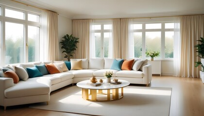 Photo interior modern design room 3d design