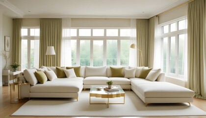 Photo interior modern design room 3d design