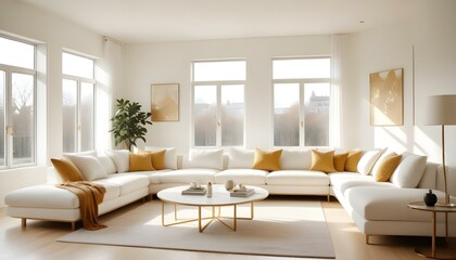 Photo interior modern design room 3d design
