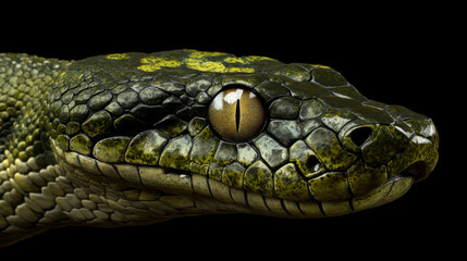 Fototapeta premium Close-up of an anaconda