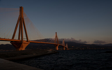 Obraz premium Rio-Andirrio Bridge in Greece