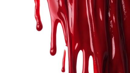 Flowing Red Blood or Paint. png