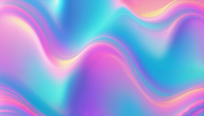 Obraz premium Abstract wavy color background with pastel tones for design, copy space