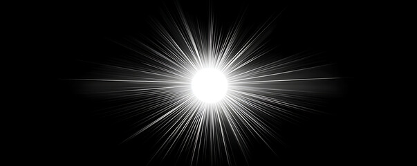 An abstract overlay effect of bright sun rays piercing through a dark background, creating a dramatic play of light and particles