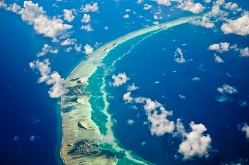 Maldives Islands from above