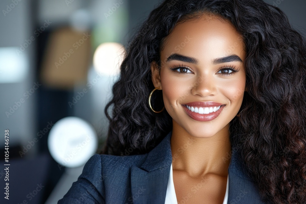 Poster A hyper-realistic close-up of a professional consultantâ€™s face as they explain a strategy to a client, showing confidence and expertise