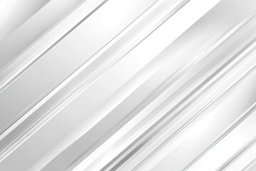 Fototapeta premium Abstract white and gray diagonal lines background.
