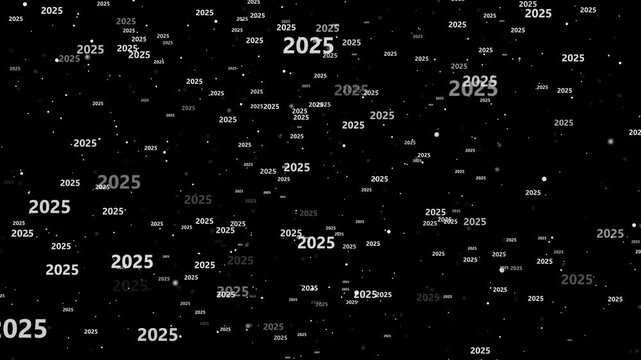 2024 to 2025 year change concept with clock icon. clock icon concept with year change 2025.